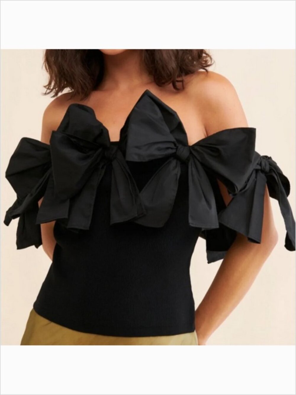 DOLAN Collection NUULY Compact Bow Tube Top Size Small - Picture 1 of 7